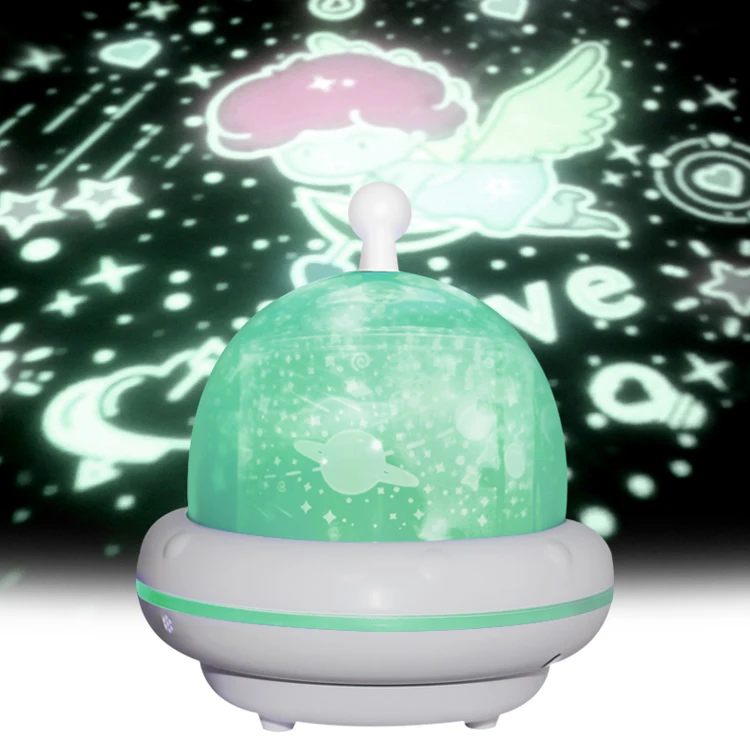 Indoor  Night Light Remote Control Angel Ocean Star Light Rotating Music star light projector