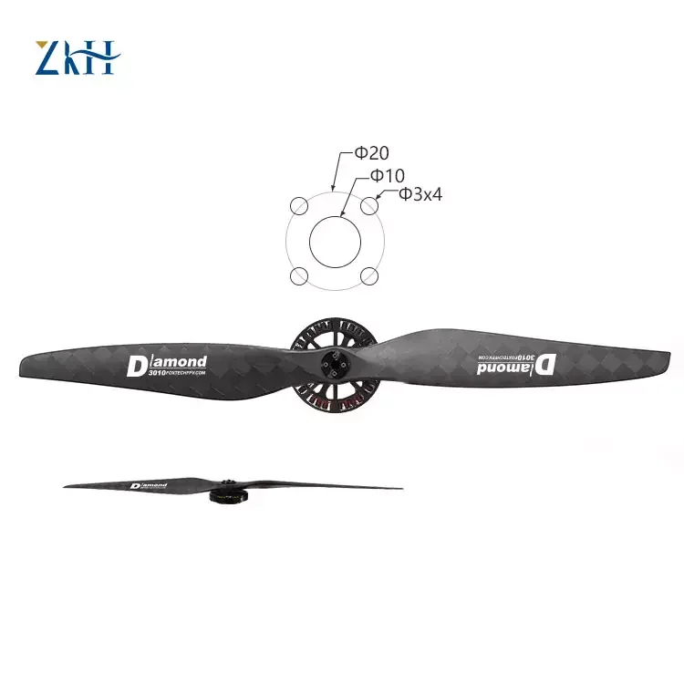 Diamond 3010 CF Propeller 30 inch large Carbon Fiber Propeller for Drone UAV Aircraft