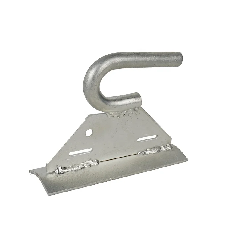 Hot-Dip Galvanized Steel Anchor Hook Metal wall Bracket For Cable Pole clamp