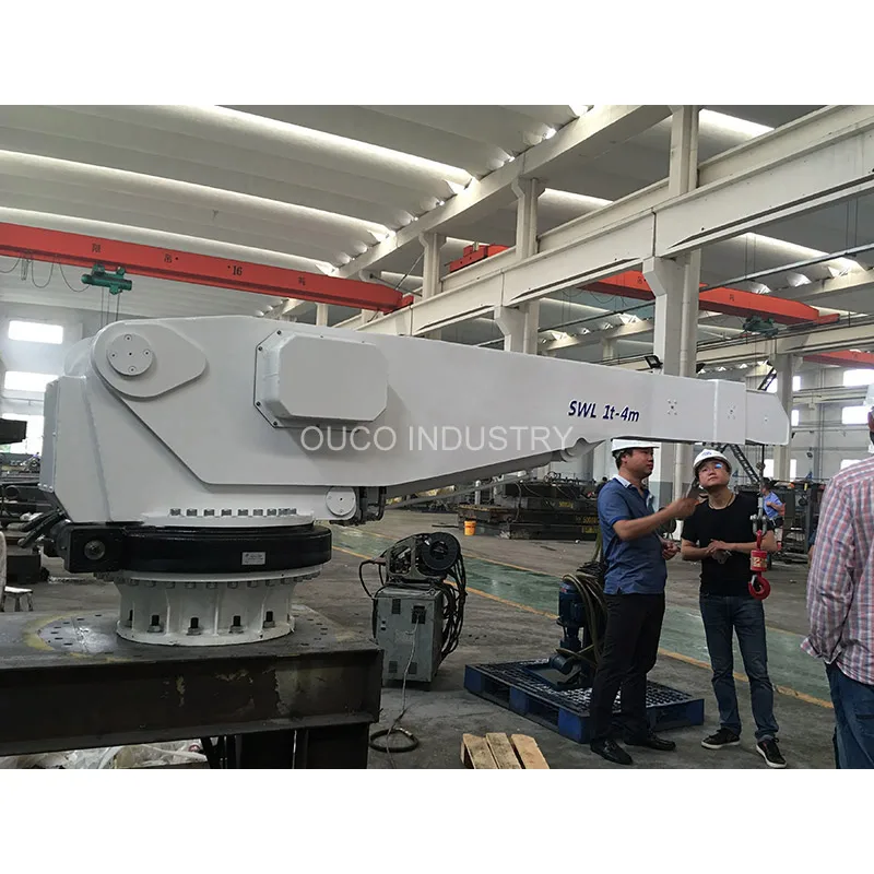 Small Lifting For Yacht/Boat Ship Portable Deck Marine Crane