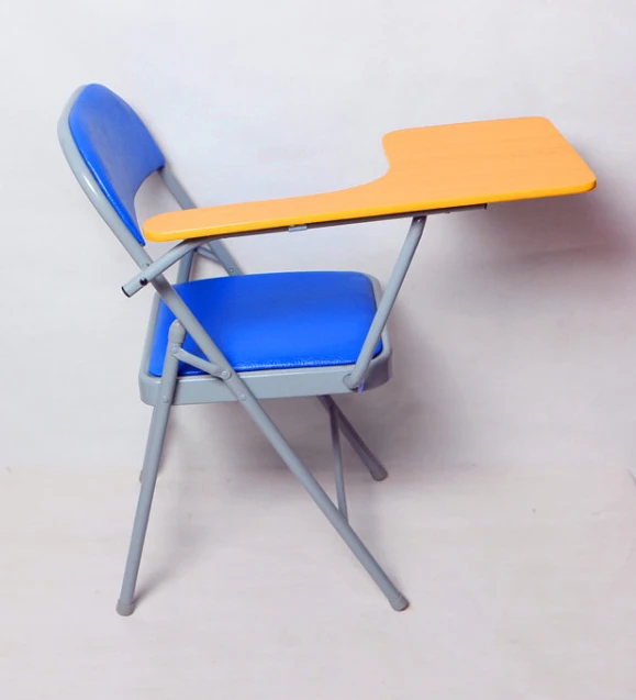 Student Metal Folding Study Chairs with Writing Pad Furniture Manufacturer
