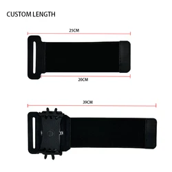 Gym Sports 360 Degree Rotatable Wrist Phone Holder Running Mobile Phone Armband