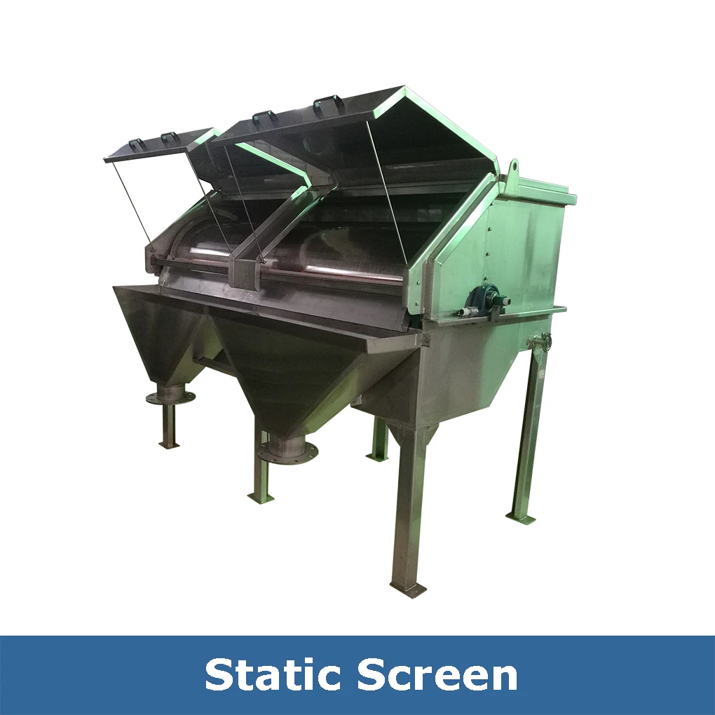 multi rake bar screen static screen for solid liquid separation