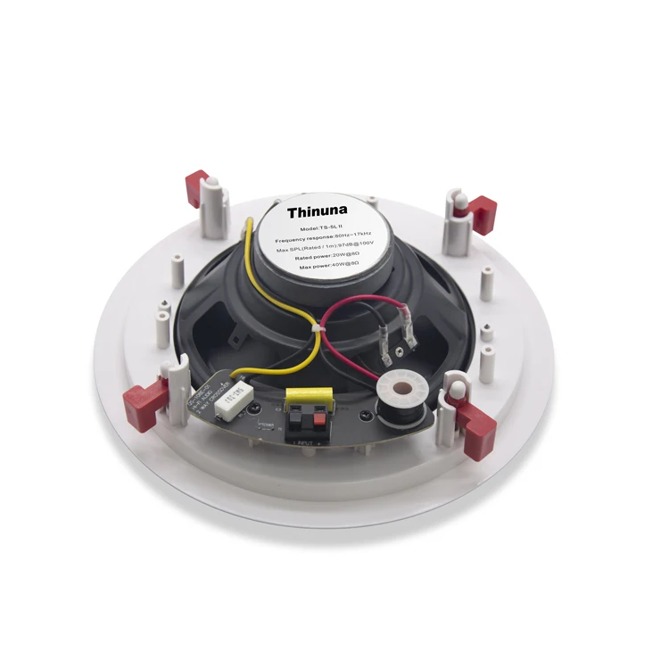 Thinuna TS-8L II Высокое качество постоянный импеданс 8-дюймовые коаксиальные потолочные колонки 80 Вт 8 Ом в год для торговых центров