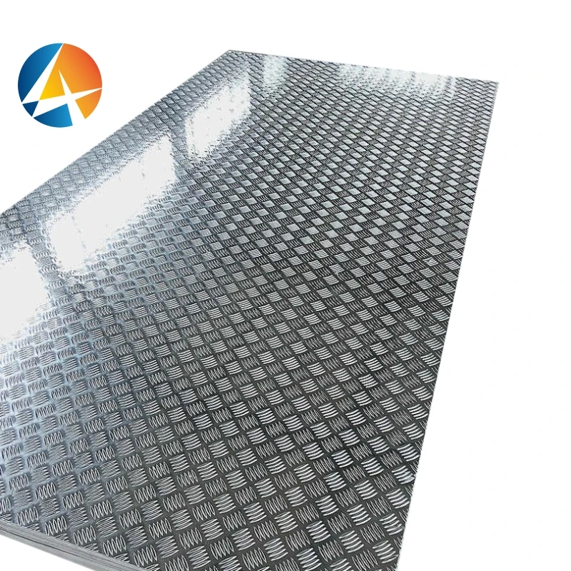 Aluminum Checkered Plate 1050 1060 1100 2A12 3003 5052 5083 5754 6061 6063 8011 7075 T6 H32 H24 O H112 Embossed Aluminum Sheet