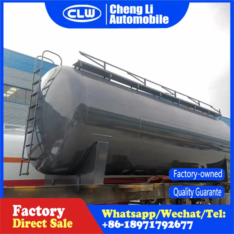 3 Axles 30000l Chemical Liquid 98% Concentrate Sulfuric Acid Transport Tanker Tank Truck Semi Trailer