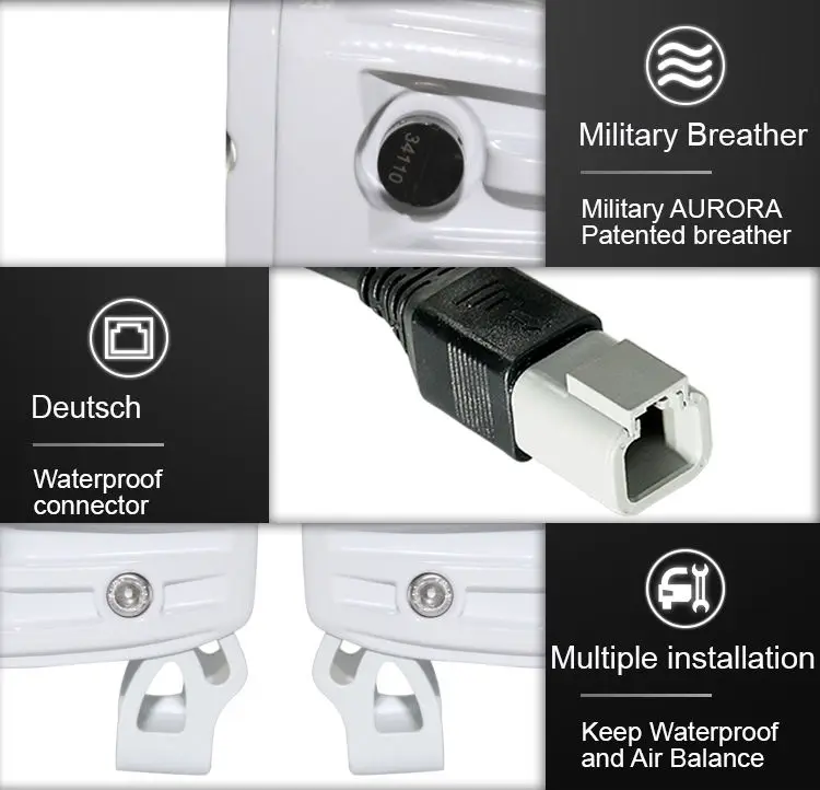 Aurora IP69K Led Pods 2inch 4x4 Fog Light 24w 10-30v Led Work Light for ATV Motorcycle Marine