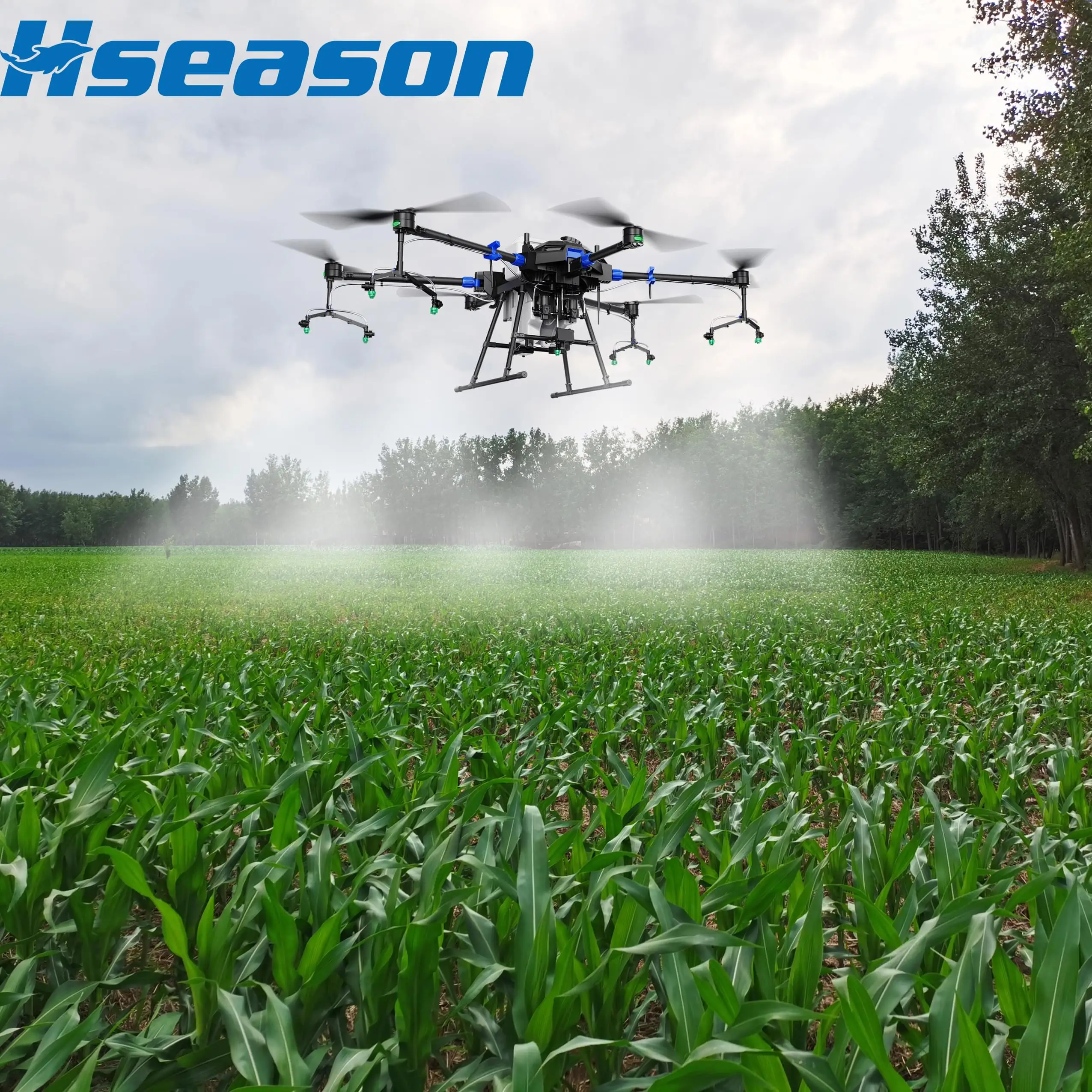 UAV Hseason 26L Drone Agricultural Sprayer uav agricultural spraying drone for sale 100kg delivery payload dro fertilizer