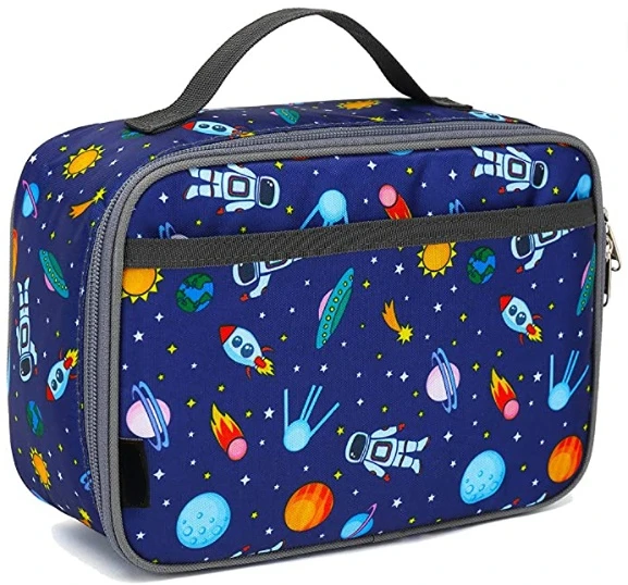 Korean processing camouflage Oxford cloth thermal insulation bag lunch box bag portable PEVA film lunch bag