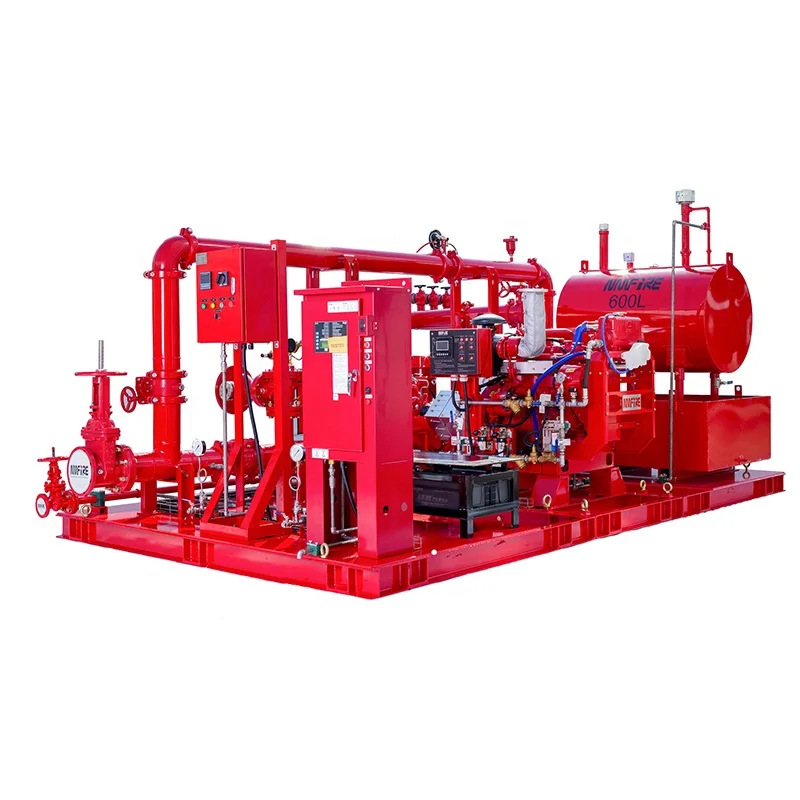 fire pump skid include the pipes, jockey pump and control panel