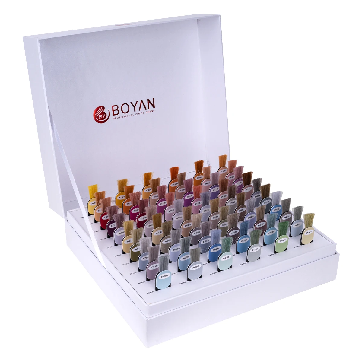 new arrival MOQ 100 pcs hair color swatch chart hair dye palette color chart for salon