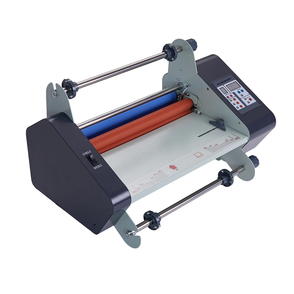 Рулонный ламинатор Pingda PDFM480mini A2 A3 A4 A5 A6 машина для ламинирования бумаги офиса