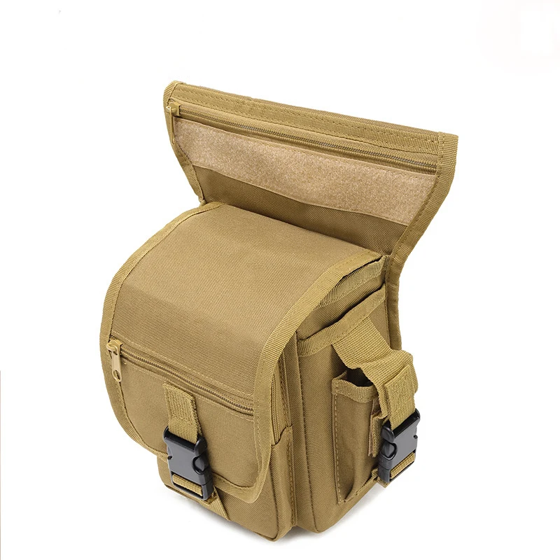 0201 Outdoor Custom Wholesale Waterproof Fishing Travel Camping Camouflage Tactical Men Biker Motorcycle Waist Leg Bag