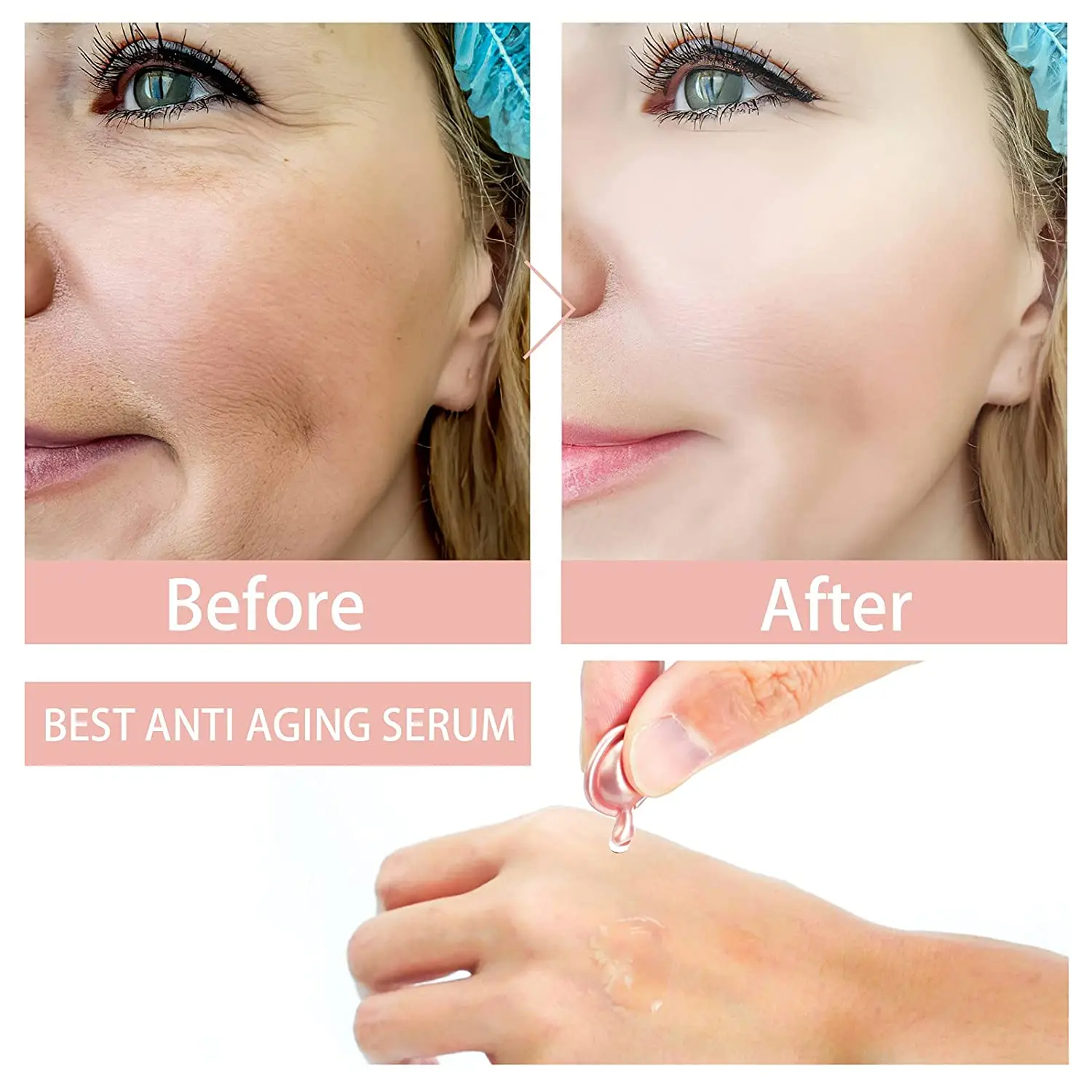 High Quality Retinol Ceramide Capsules Line Erasing Night Serum