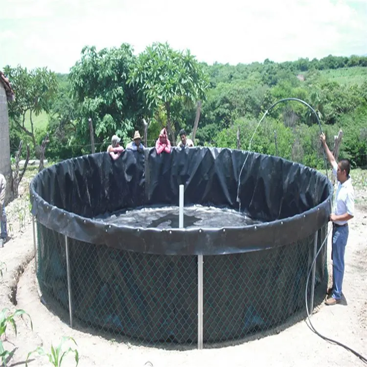Пластиковая Тилапия складная рыболовная вода Biofloc Tank Geomembrane для аквакультуры