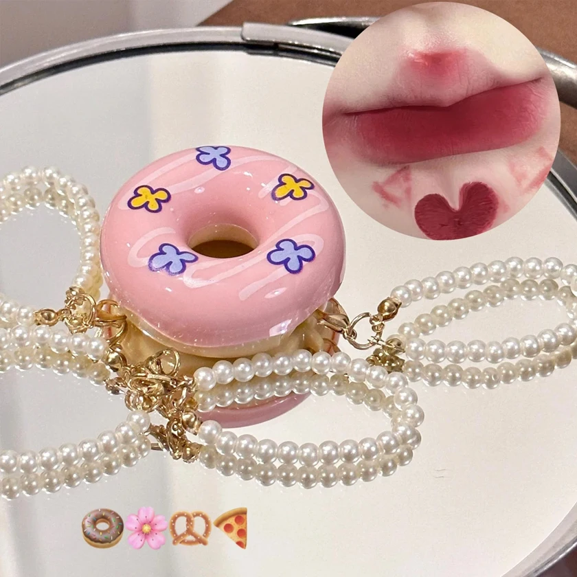 Private Label GMPC Long-Lasting Multiple Shades Velvety Donut-Shaped Matte Lip Gloss Lip Color for All Day Wear