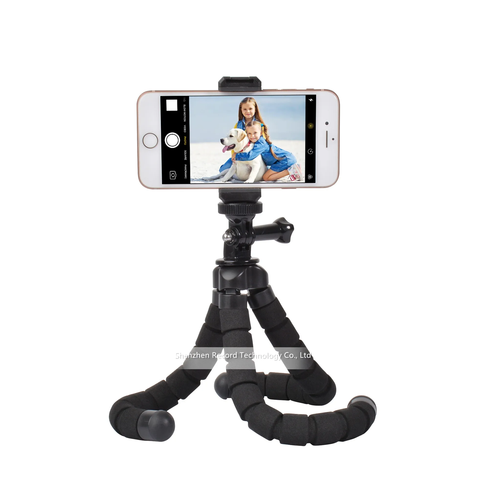 
Phone Camera Mini Tripod Octopus Leg Flexible Tabletop Small Tripod for Smartphone Mobile Webcam Meeting Sports Camera 