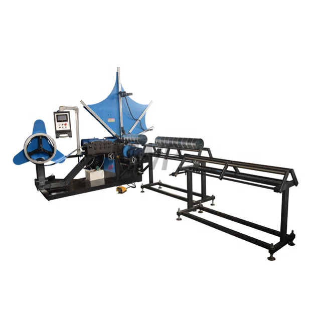 Hvac galvanized steel strip sheet metal spiro ducting equipment making forming machine