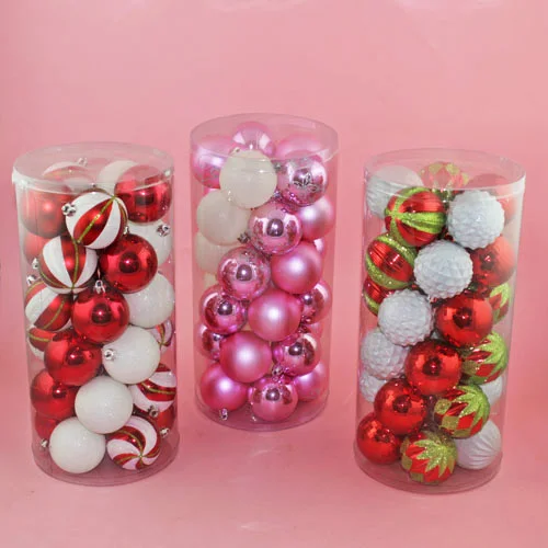 
Christmas tree ornaments Popular beautiful plastic ball 