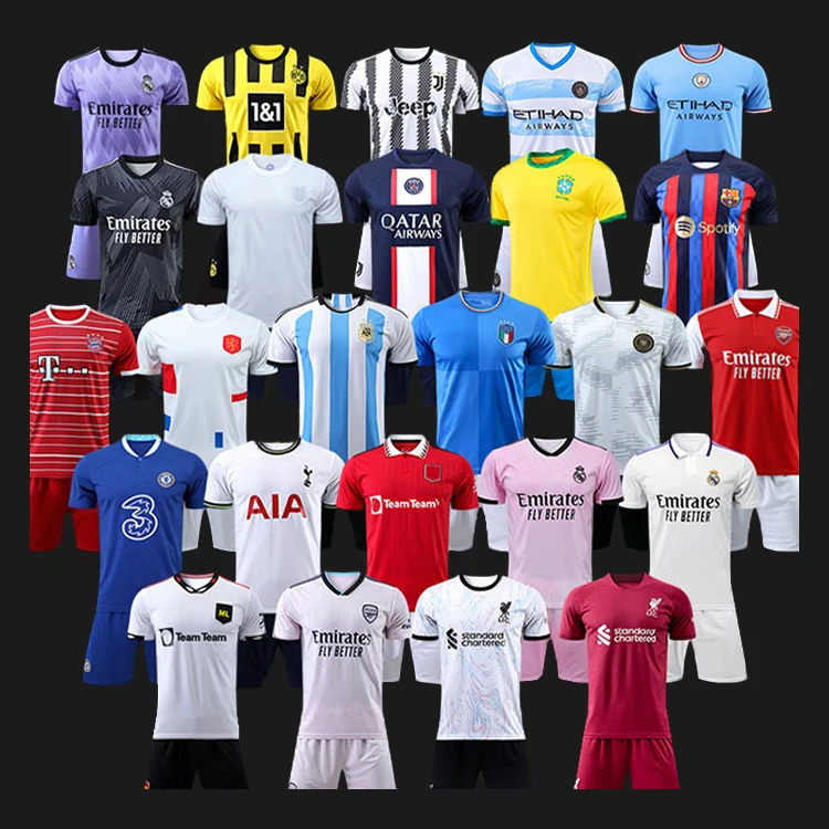 22-23 new Paris jersey home football jerseys short-sleeved No. 10 Neymar No. 30 Messi custom soccer jerseys