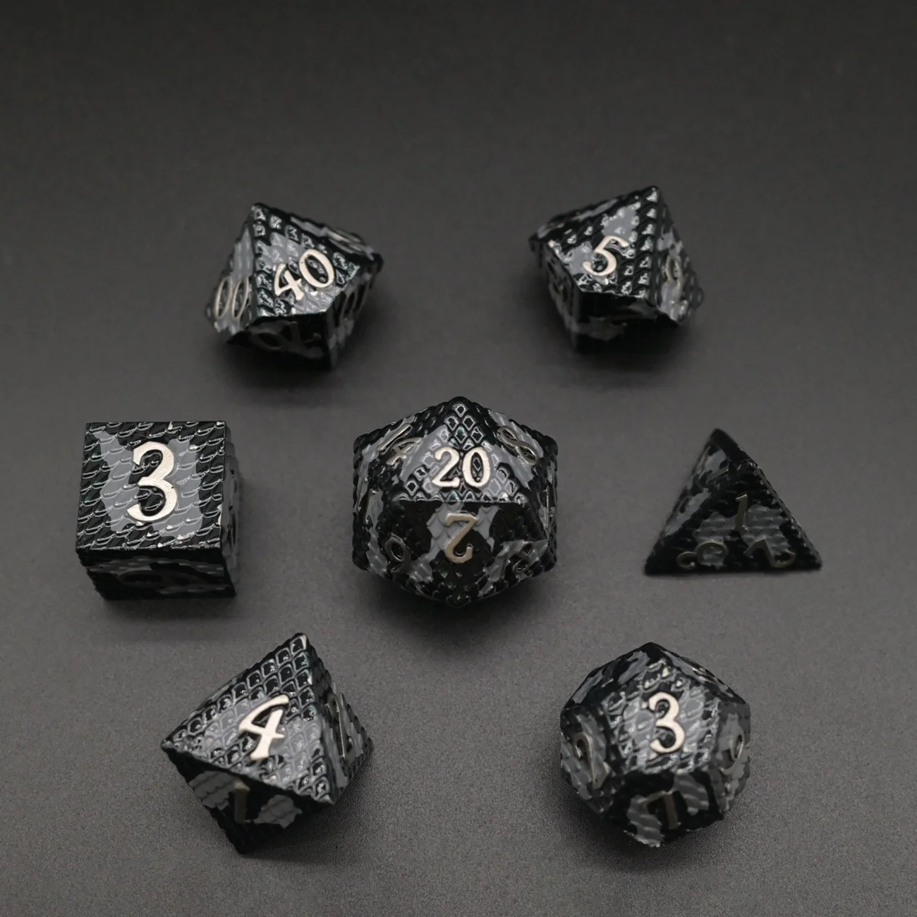 Colour Significant New Arrival Hot Sale Cthulhu DND Metal Dice Set for Board Games