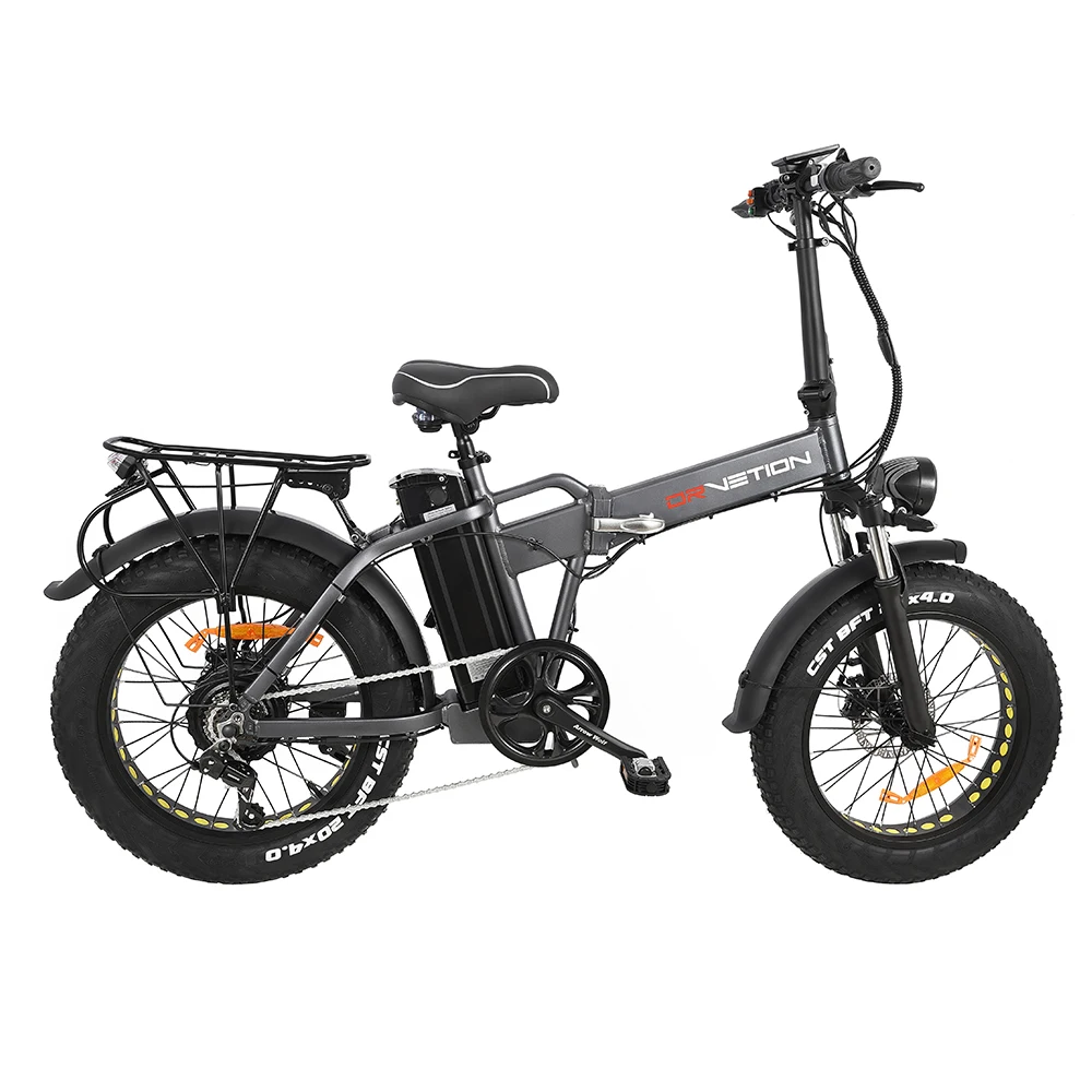 Modern novel design Black grey 750 W customizable vintage style long range electric bike