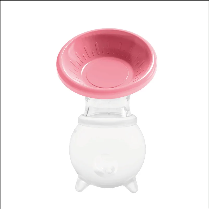 Manual Simple Silicone Breast Pump Breast Collector to Prevent Breast Overflow Portable Breastfeeding Pump