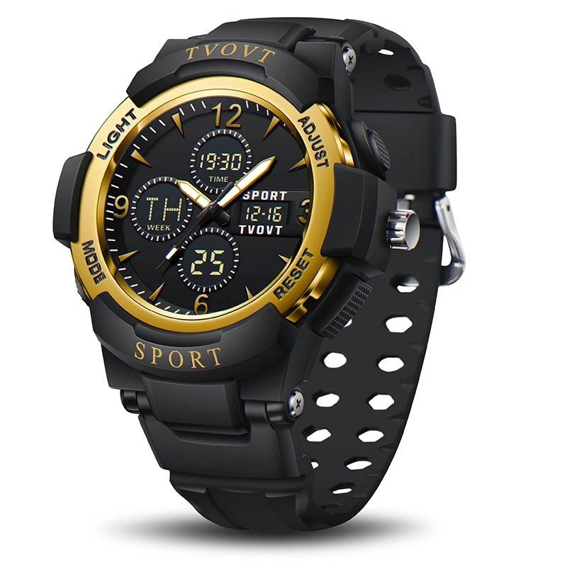 G Style Outdoor Alarm Clock Led Sports Digital Wristwatch Waterproof Dual Time Watch for Man Jam Tangan 8805