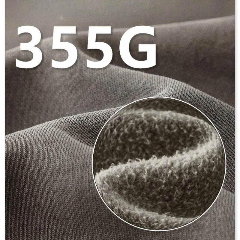 355G Autumn winter washed fleece hooded cardigan Long straight skirt suit sweatshirt short sport coat athletic jacket sets women