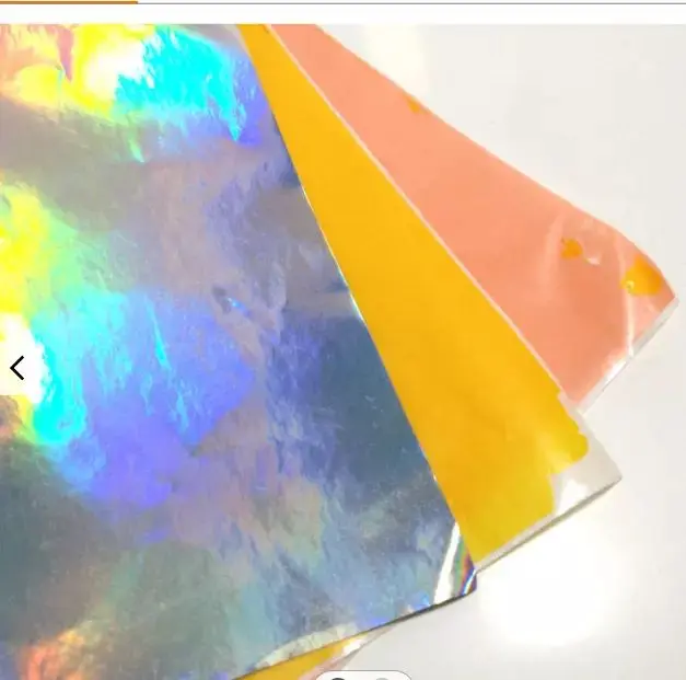 Hot Sale New Products Of Plain Hologram A4 Blank Adhesive Destructible Vinyl Eggshell Sticker Paper Sheets For Laser Printer