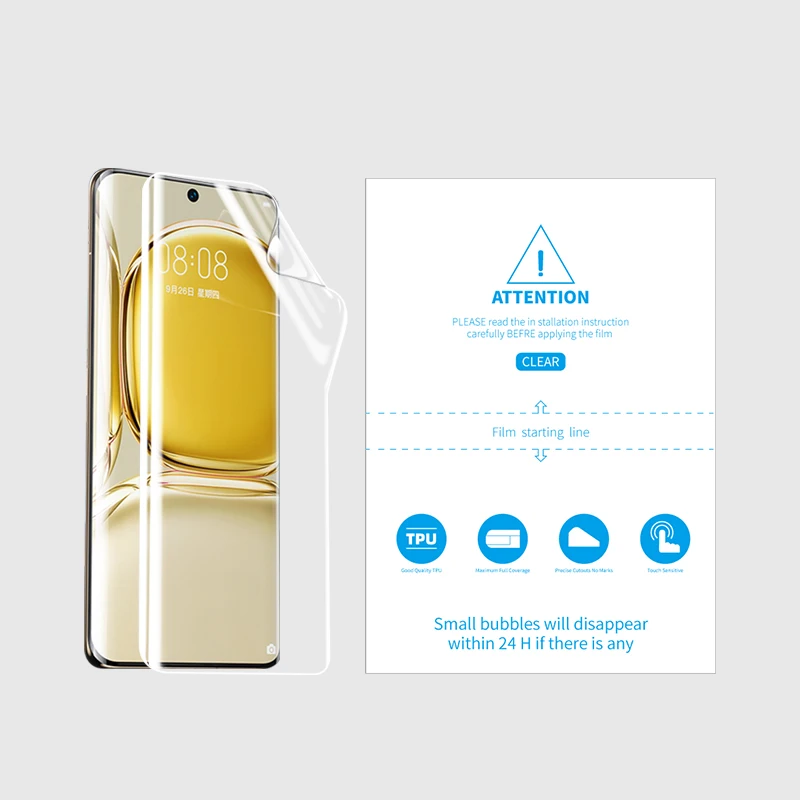 JJT 0.14mm Full Coverage Hydrogel Screen Protector High Quality Eye Protection Screen Protector For Hydrogel Machine