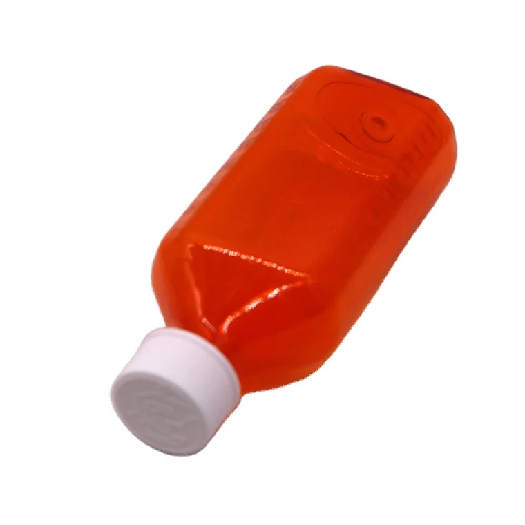 4oz rx bottle PET amber container cough syrup bottle medicine liquid oral plastic bottles for capsules