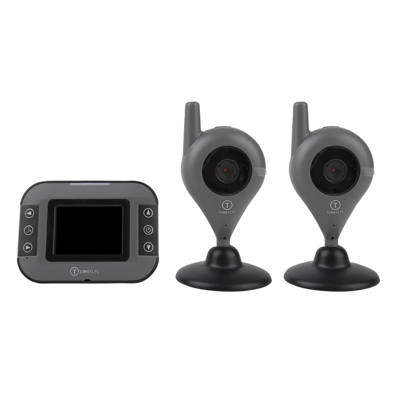 2,4 дюймов Two Way Talk видео радионяня с камерой и аудио двумя камерами, ночное виденье, контроль температуры, монитор для ребенка