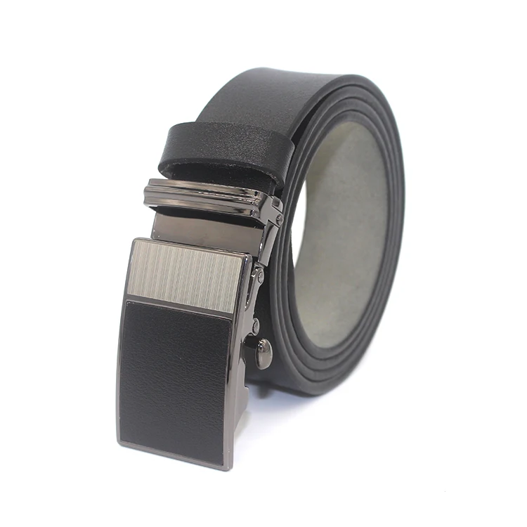  High Quality Metal Buckles Split Genuine Leather Waist Men Designer Western