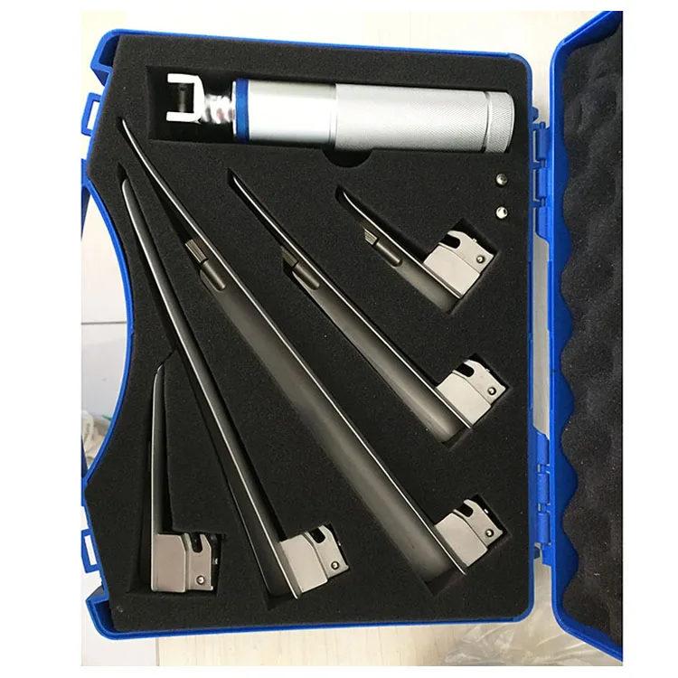 Stainless Steel Video Laringoscopio Laryngoscope Tube Price of Laryngoscope Set