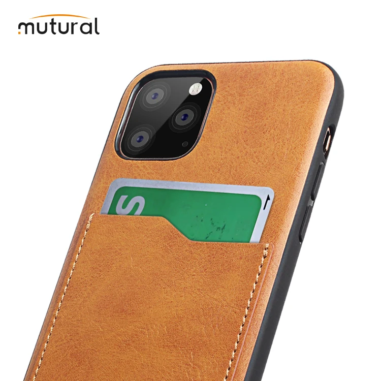 
Mutural Pu Leather Case For iPhone 12 With Card Holder, Smart Mobile Phone Bags Case For iPhone SE2 2020 