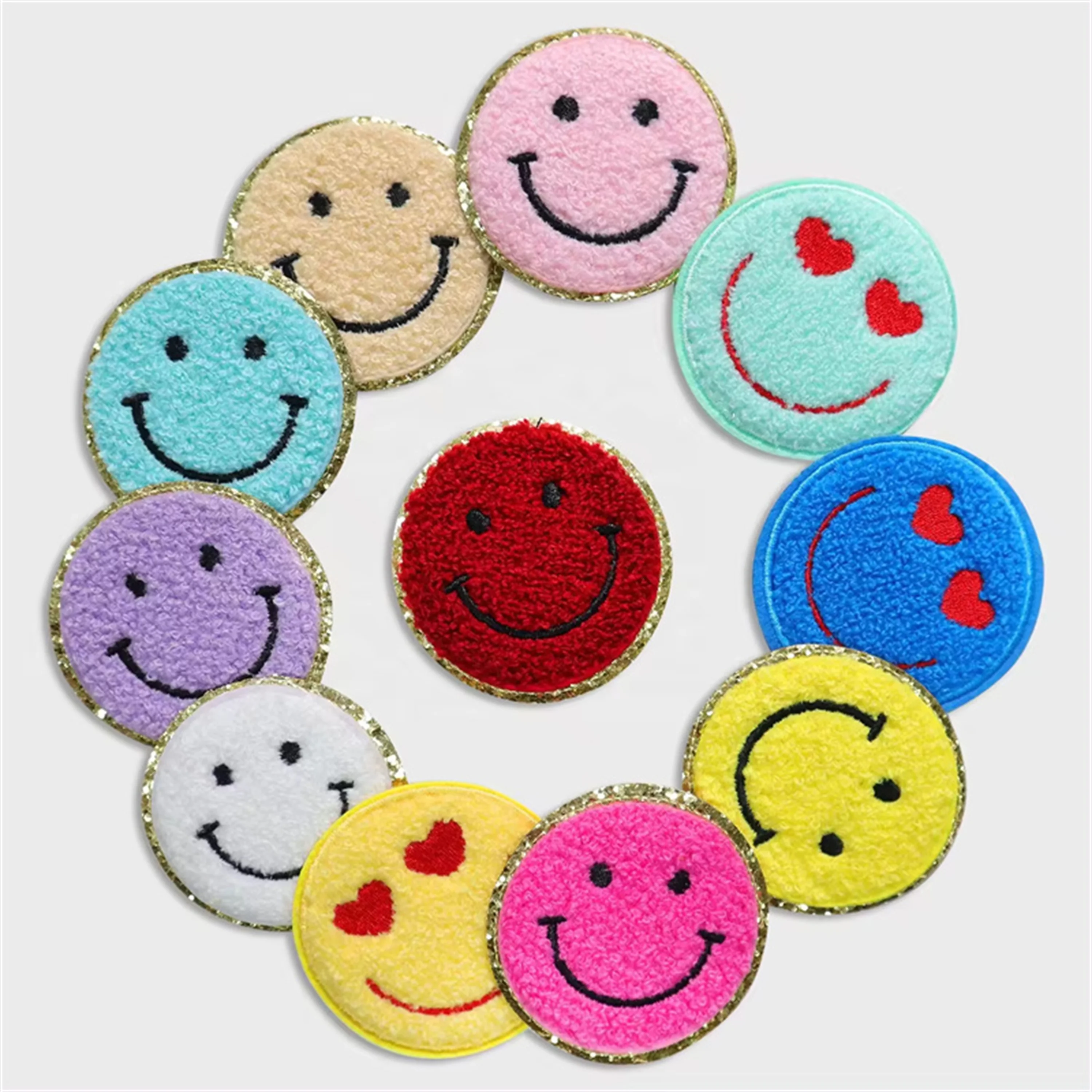chenille patch  custom chenille letter patches no minimum Promotion for clothing Embroidery patches