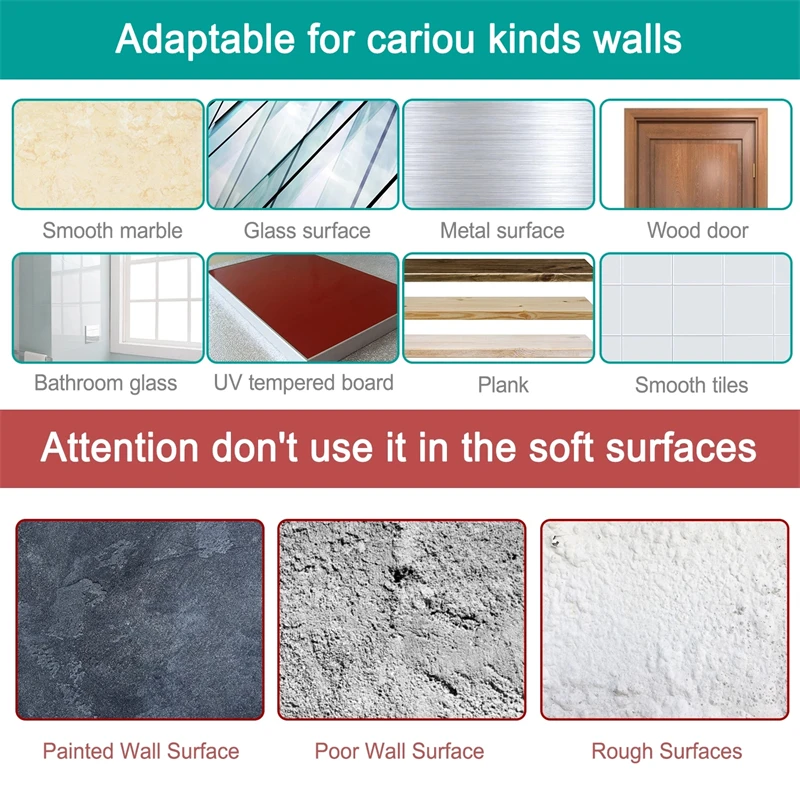 Transparent Strong Self Adhesive Door Suction Heavy Load Rack Cup Sucker Wall Hangers Hooks for Kitchen Bathroom