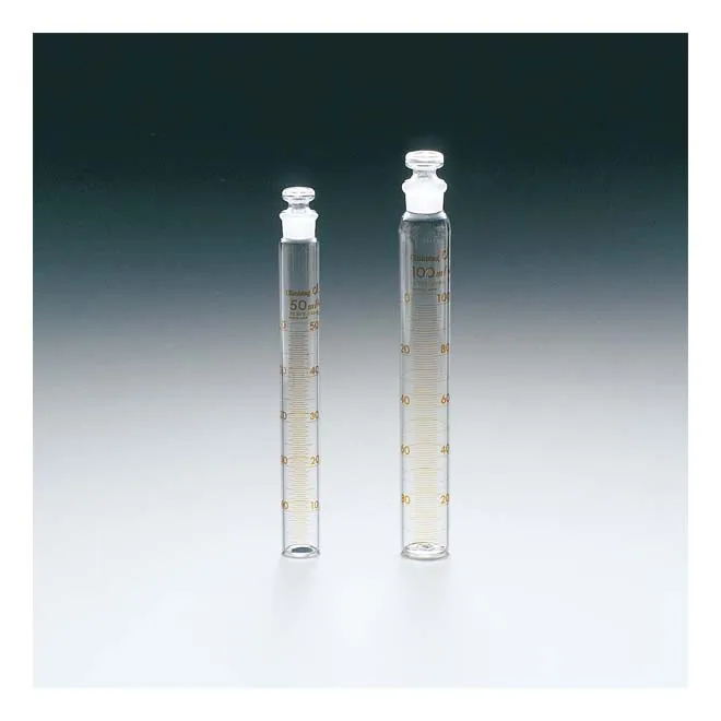 Heat-resistant OEM 50ml 100ml glass cylinders graduated with tap