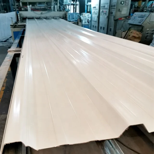Economic savings upvc plastic corrugated roofing sheets