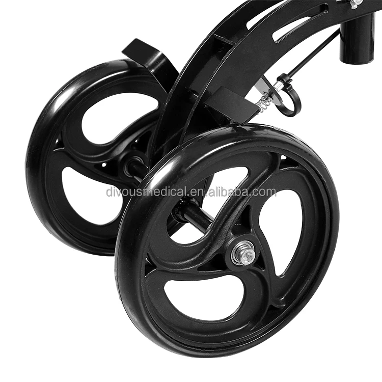 Rollator Walker Knee Walker Four Wheel Adjustable Medical Drive Rollator Walker