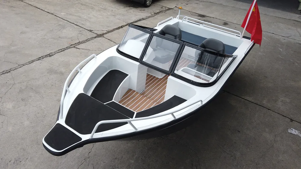 China hot sale 480 5-person fishing boat 4.8m customized aluminium fishing boats welded aluminium pontoon boat for sale