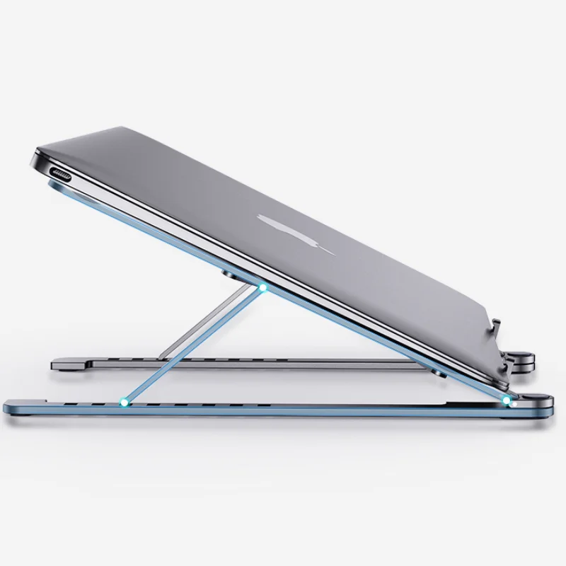 8-angle adjustable desktop portable tablet computer stand holder aluminum laptop table stand for office desk