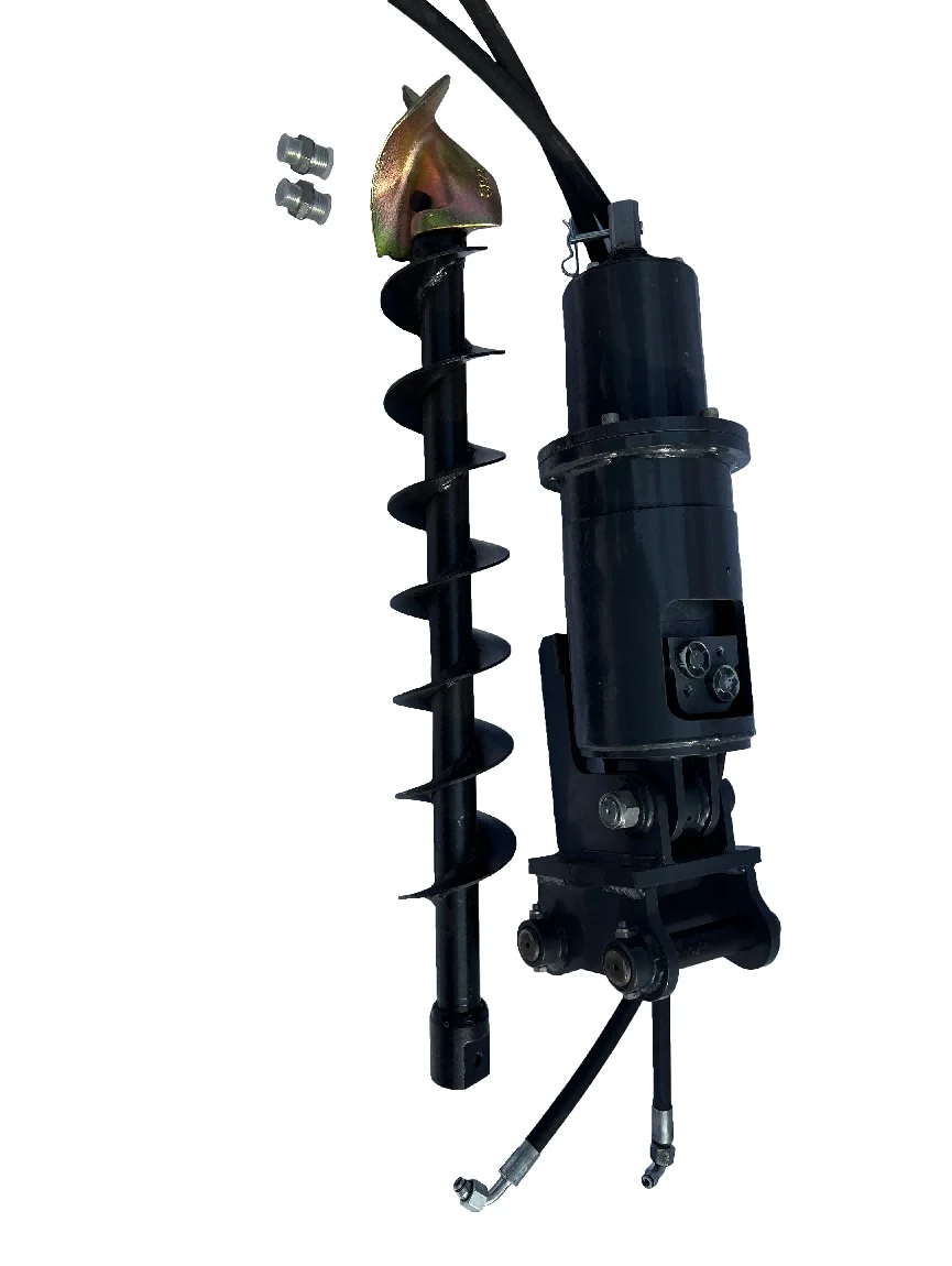 Chuangxin 2024 Hydraulic Earth Auger drill hydraulic auger driver motor power head for 1.2ton excavators loader