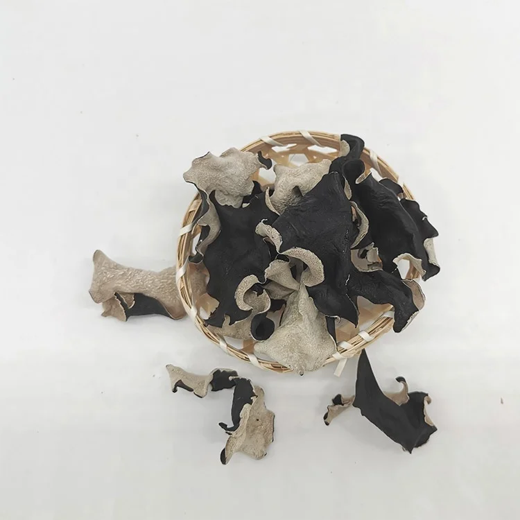White black fungus Slice Ear Mushroom Edible Fungus Funghi Wood Ear 3-5cm Dried Black Fungus