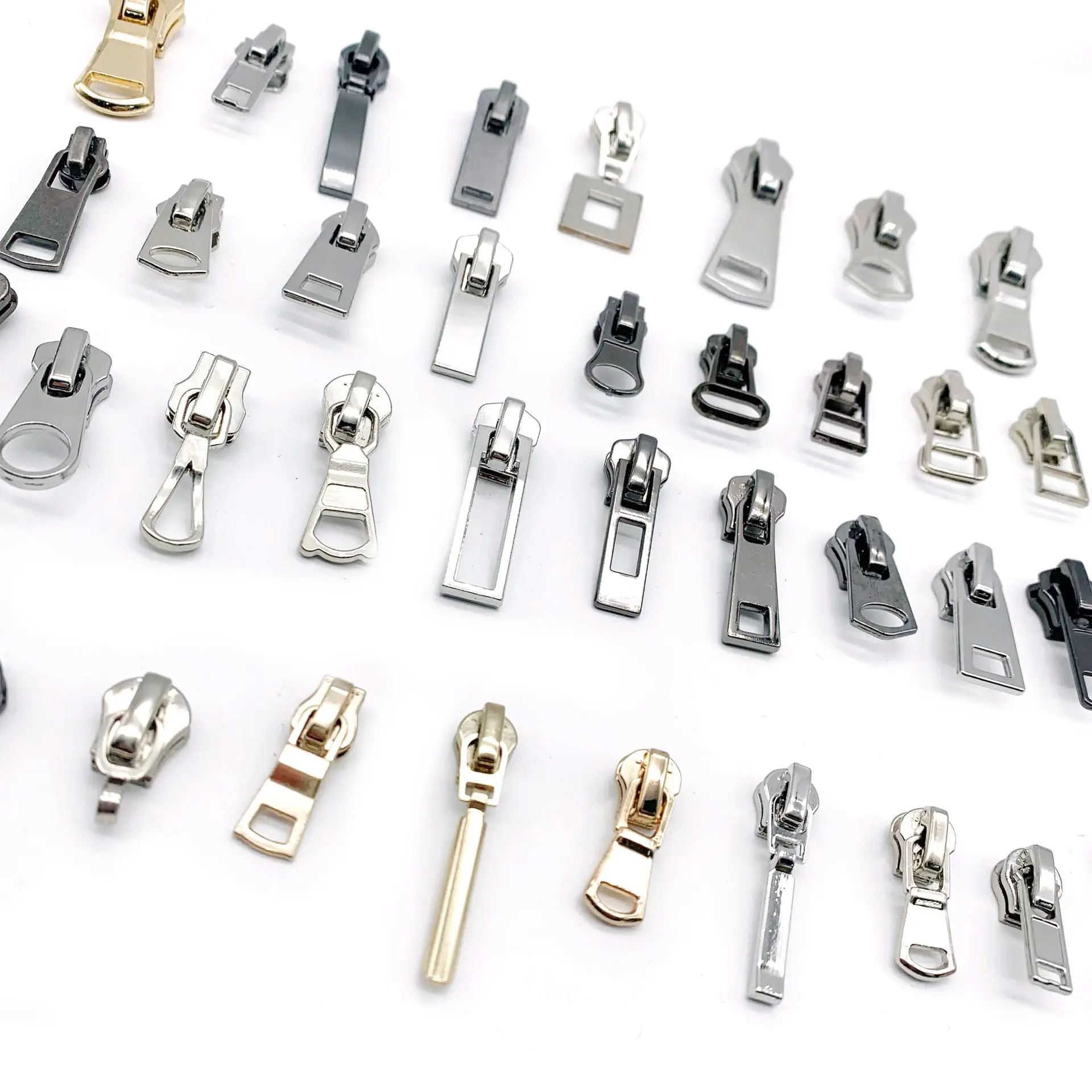 Younus Wholesale Price Customized Metal Zipper Puller Slider Zip Pull Zipper Slider For Handbags