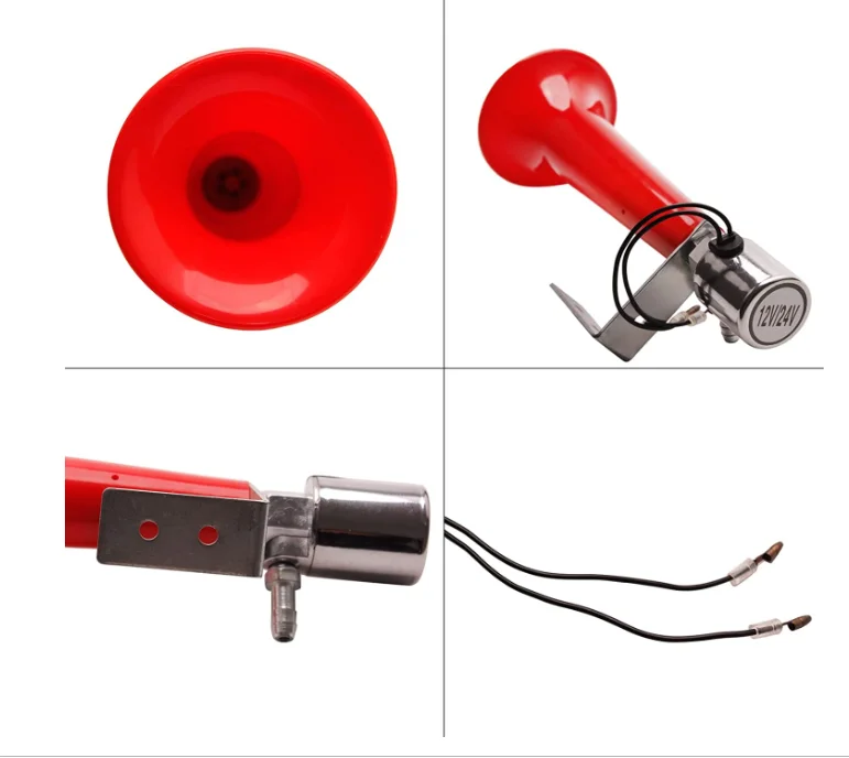 Super Loud Air Pressure Whistle Truck Horn Universal 12V/24V 120DB Plastic 12V Car Led Tweeter Bullet Tweeters CN;JIA 110db