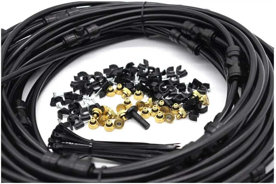 Водяная наружная патио Misters наружная патио самовсасывающий опрыскиватель водный источник питания Bulpure система охлаждения туман насос