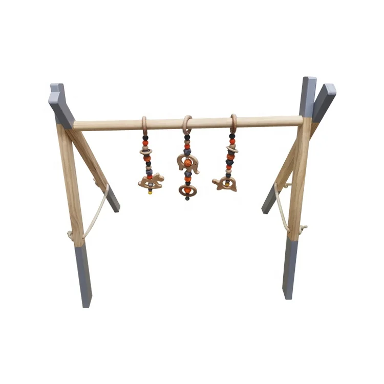Nordic Baby Room Decor Play Gym Toy Wooden Nursery Sensory Toy Gift Infant Room Clothes Rack Accessories Photography Props
