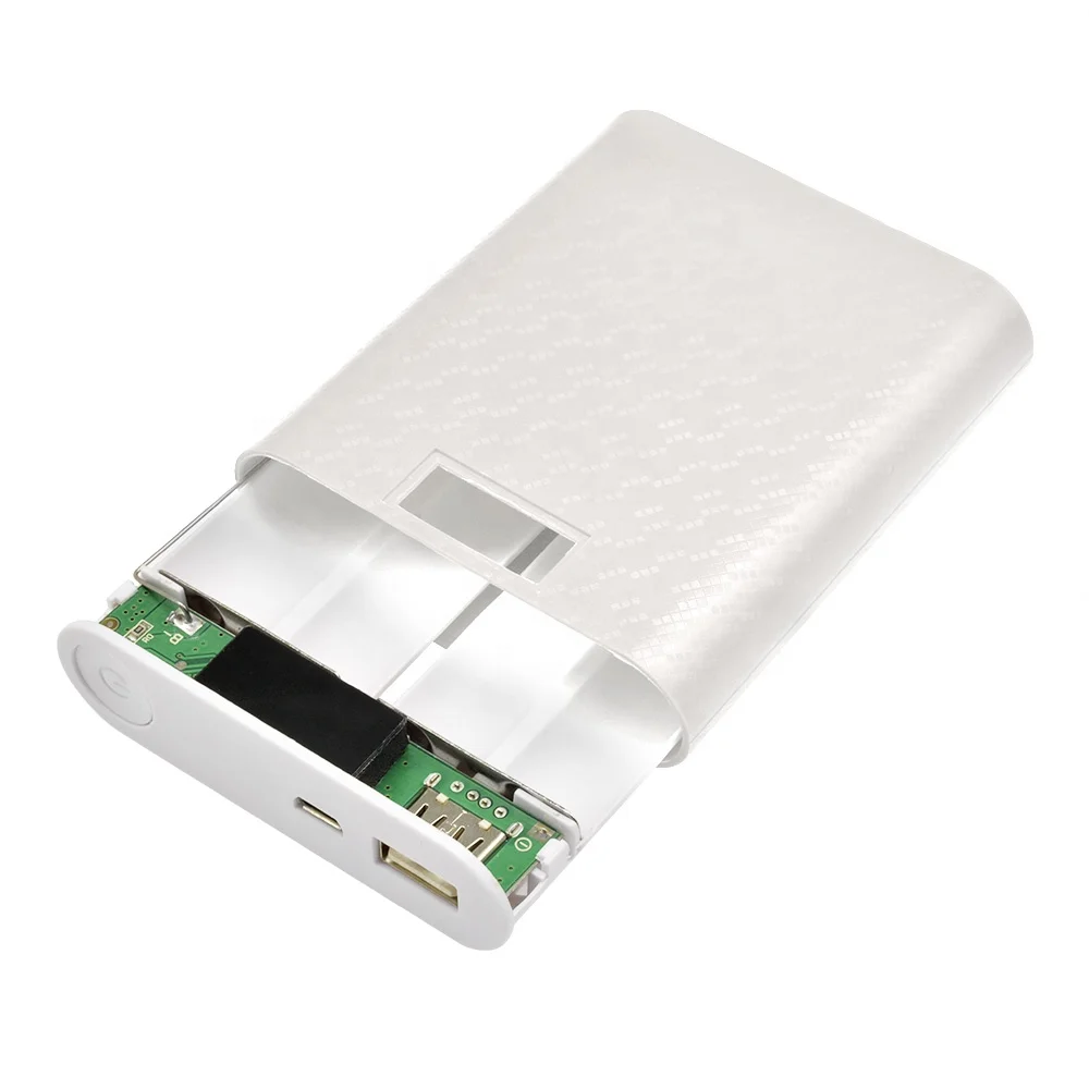  DIY чехол для портативного зарядного устройства 12000 мАч 4X 18650 USB зарядное устройство iPhone
